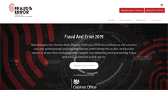 Desktop Screenshot of fraudanderror.co.uk