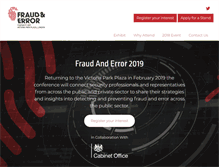 Tablet Screenshot of fraudanderror.co.uk